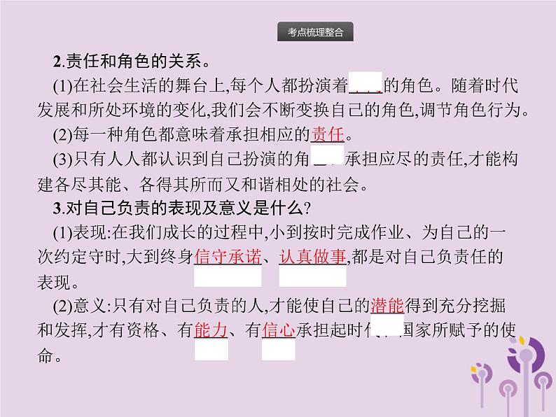 初中政治中考复习 中考道德与法治总复习优化设计第一板块基础知识过关第7课时勇担社会责任课件03