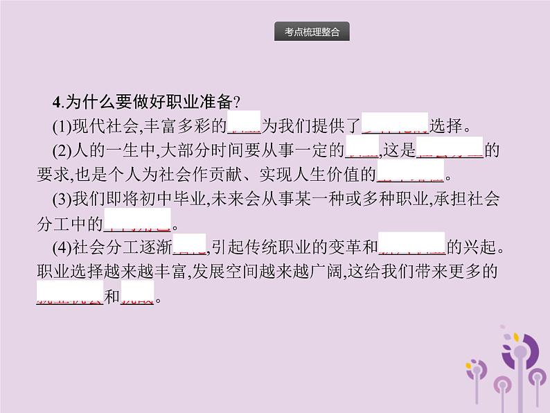 初中政治中考复习 中考道德与法治总复习优化设计第一板块基础知识过关第19课时走向未来的少年课件第7页