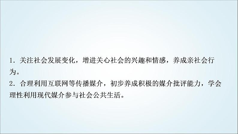 部编版中考《道德与法治》复习第一单元走进社会生活教学课件03