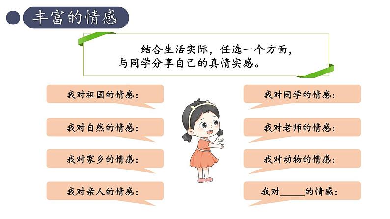 部编版七年级道德与法治下册--2.5.1 我们的情感世界（精品课件）第7页