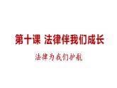 部编版七年级道德与法治下册--10.1法律为我们护航（课件）