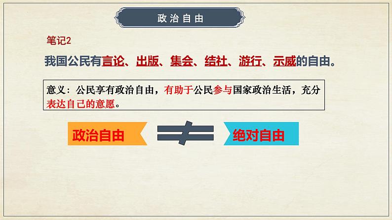 3.1公民基本权利-2022-2023学年八年级下册道德与法治 课件第8页