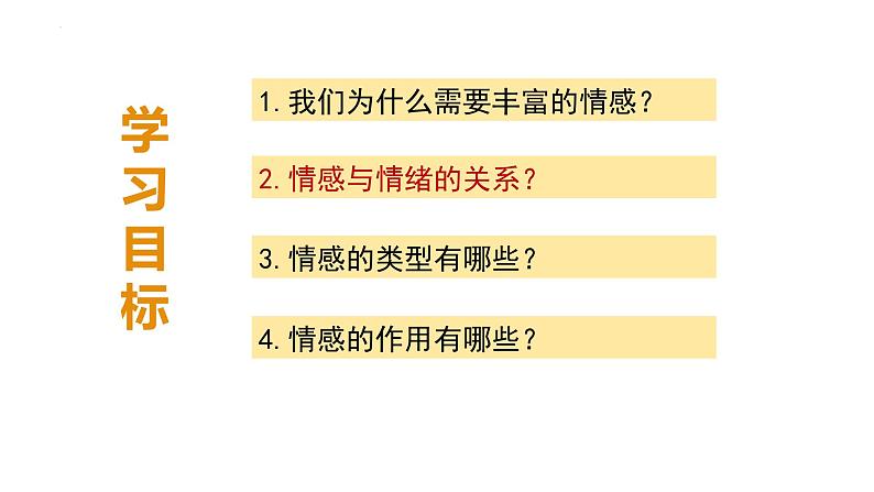 5.1 我们的情感世界 课 件- 2022-2023学年部编版道德与法治七年级下册课件PPT第2页