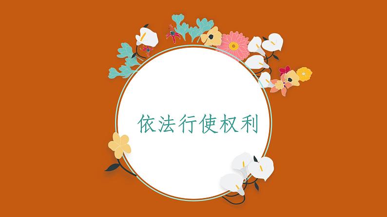 部编版八年级道德与法治下册--3.2依法行使权利（课件3）第6页