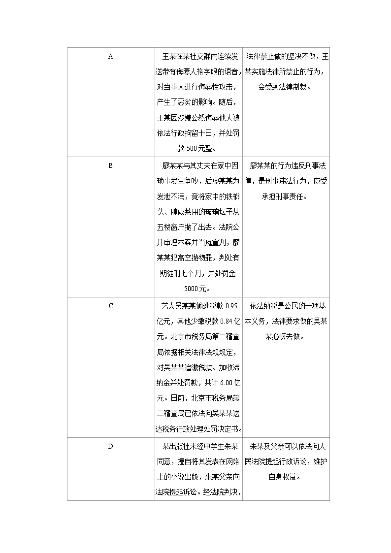 2022-2023学年北京市燕山地区九年级（上）期末道德与法治试卷第2页