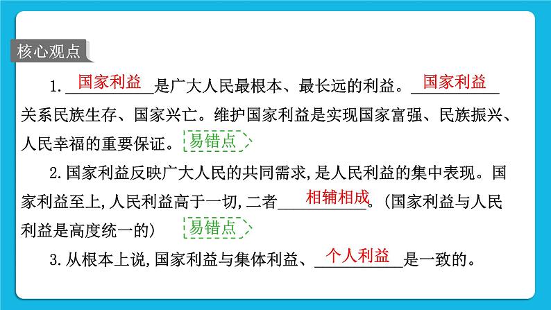 【备考2023】中考道德与法治一轮复习教材考点梳理：八年级（上）第四单元　维护国家利益课件02