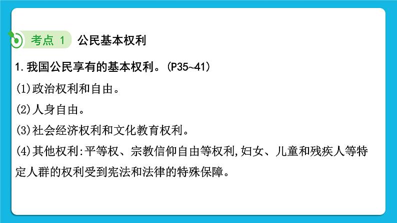 【备考2023】中考道德与法治一轮复习教材考点梳理：八年级（下）第二单元　理解权利义务课件06