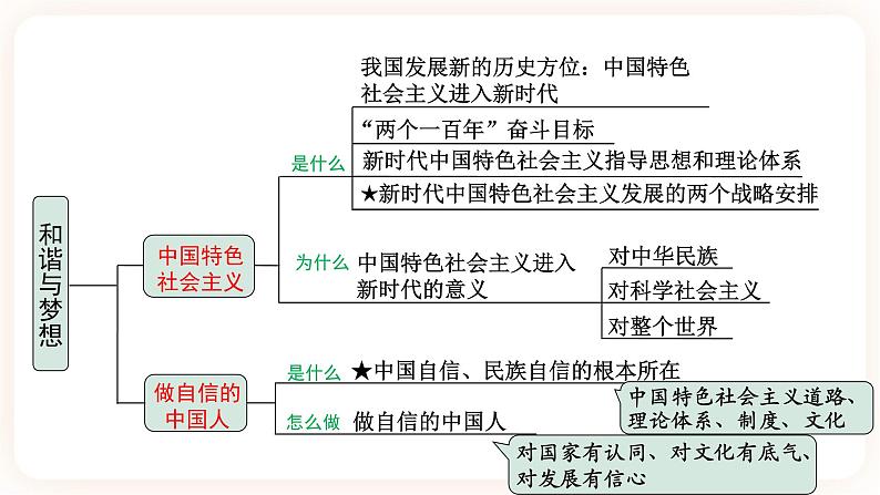 【备考2023】中考道德与法治一轮总复习（九上第四单元）（ 课时6）《 和谐与梦想 ）》课件第8页