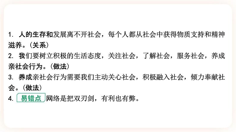 【备考2023】中考道德与法治一轮总复习（八上第一单元）（ 课时9 ）《走进社会生活》课件07