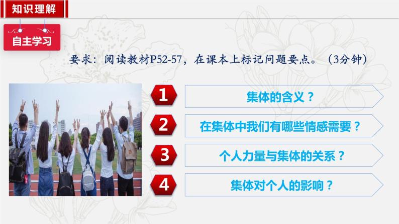 2023年部编版七年级道德与法治下册6.1集体生活邀请我  课件（含视频）+同步练习含解析卷06