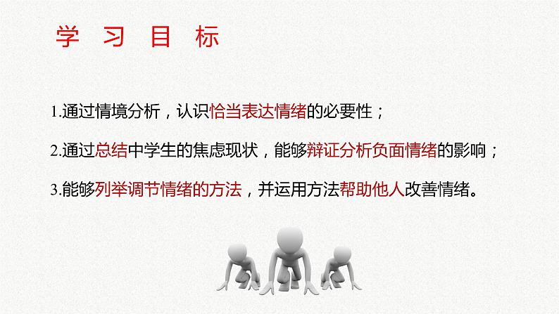 4.2 情绪的管理 课件2022-2023学年部编版道德与法治七年级下册第3页