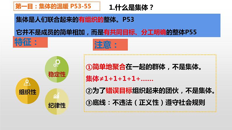 6.1 集体生活邀请我 课件2022-2023学年部编版道德与法治七年级下册06