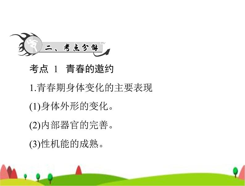 中考道德与法治总复习专题一珍惜青春认识自我学会学习课件04