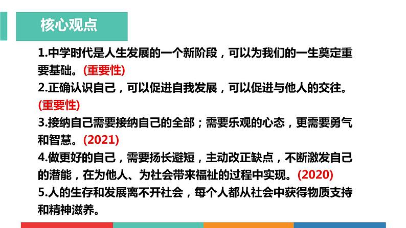 考点01 体味成长（课件+视频）中考道德与法治一轮复习课件04