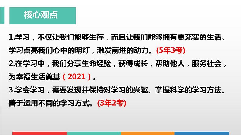 考点02 认识学习 中考道德与法治一轮复习课件第5页