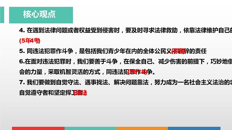 考点12  法律护成长中考道德与法治一轮复习课件06