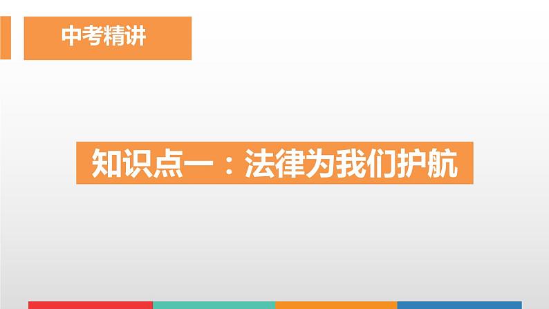 考点12  法律护成长中考道德与法治一轮复习课件07