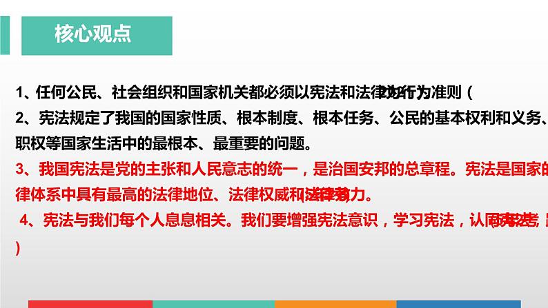 考点14  坚持宪法至上中考道德与法治一轮复习课件07