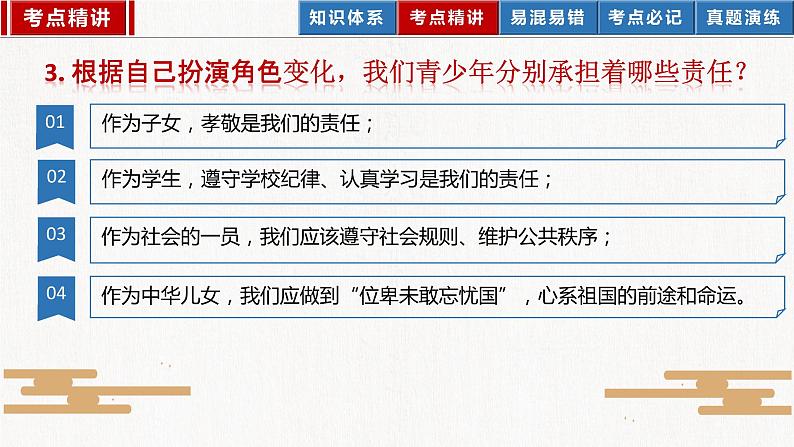 2023年部编版中考道德与法治一轮复习精讲课件--八上第三单元 勇担社会责任第8页