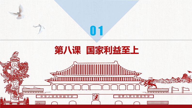 2023年部编版中考道德与法治一轮复习精讲课件--八上第四单元 维护国家利益05