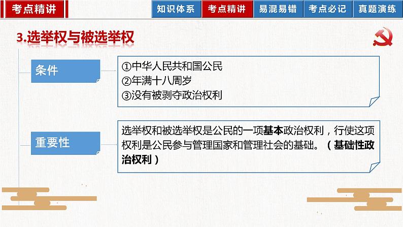 2023年部编版中考道德与法治一轮复习精讲课件--八下第二单元 理解权利义务08