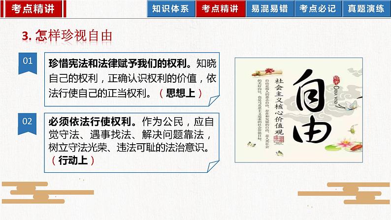2023年部编版中考道德与法治一轮复习精讲课件--八下第四单元 崇尚法治精神08