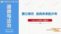 2023年部编版中考道德与法治一轮复习精讲课件--第三单元  走向未来的少年