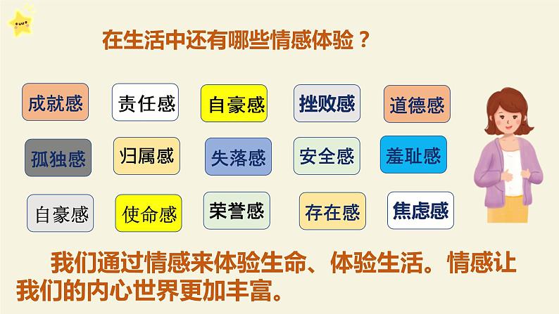 5.1 我们的情感世界 课件2022-2023学年部编版道德与法治七年级下册第6页