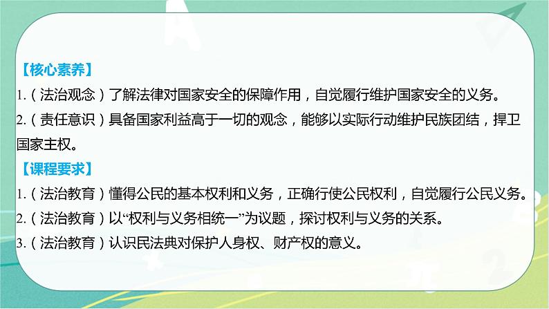 2023年安徽中考备考复习第二单元 理解权利义务课件03