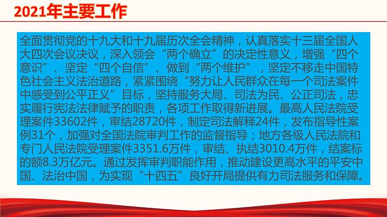 初中政治中考复习 专题二十九 两会之两高报告-备战2022年中考道德与法治必备时政热点解读与押题课件第3页