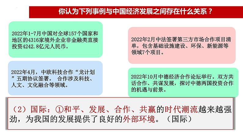 4.1 中国的机遇与挑战 课件 部编版道德与法治九年级下册 (2)第8页