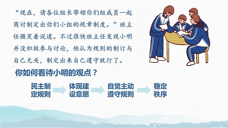 2022-2023学年部编版道德与法治七年级下册8.2 我与集体共成长 课件第6页