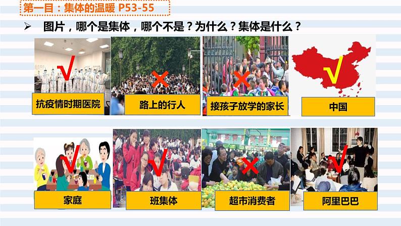 2022-2023学年部编版道德与法治七年级下册6.1 集体生活邀请我 课件06