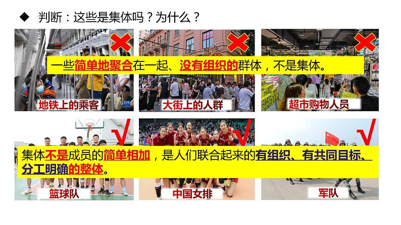 2022-2023学年部编版道德与法治七年级下册6.1 集体生活邀请我 课件第8页