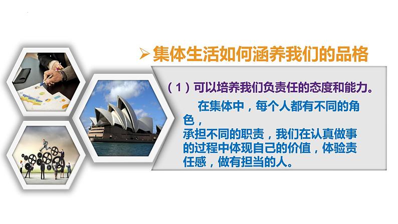 2022-2023学年部编版道德与法治七年级下册6.2 集体生活成就我 课件第7页