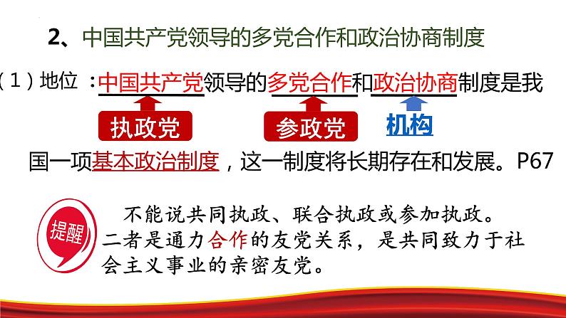 2022-2023学年部编版道德与法治八年级下册 5.2 基本政治制度 课件第8页