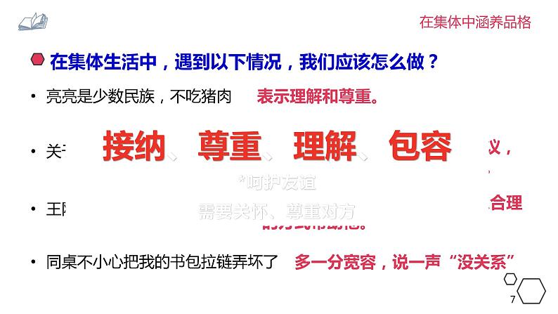 6.2 集体生活成就我 课件2022-2023学年部编版道德与法治七年级下册第7页