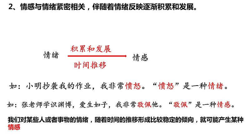 2022-2023学年部编版道德与法治七年级下册5.1 我们的情感世界 课件第6页