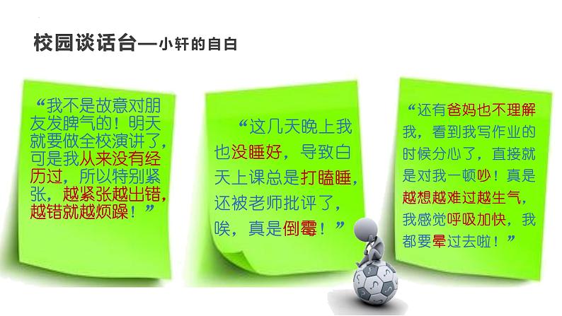 2022-2023学年部编版道德与法治七年级下册4.2 情绪的管理 课件第7页