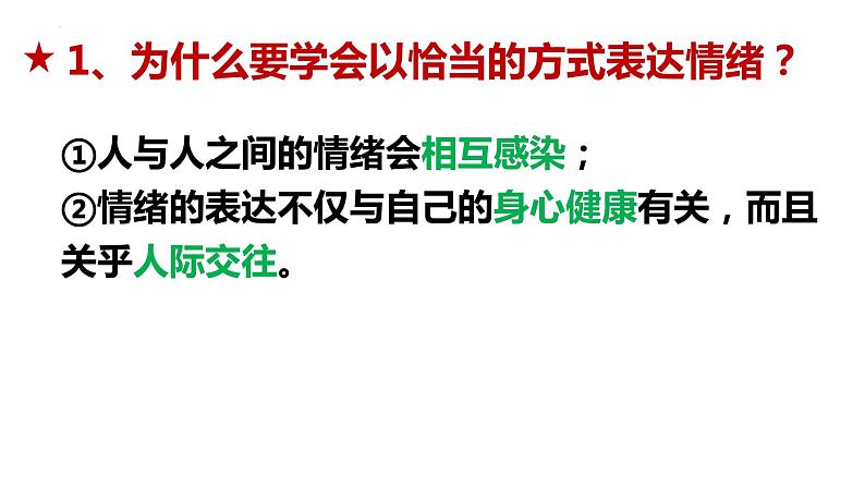 2022-2023学年部编版道德与法治七年级下册4.2 情绪的管理 课件第8页