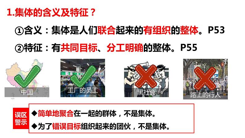 2022-2023学年部编版七年级道德与法治下册6.1 集体生活邀请我 课件第6页