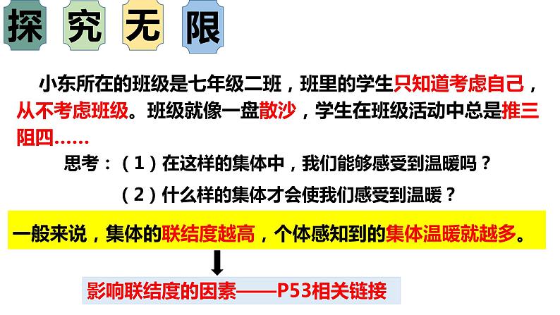 2022-2023学年部编版七年级道德与法治下册6.1 集体生活邀请我 课件第7页