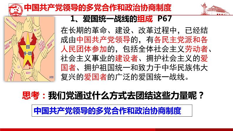 2022-2023学年部编版八年级道德与法治下册5.2 基本政治制度 课件第6页