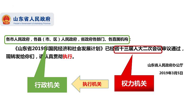 2022-2023学年部编版八年级道德与法治下册6.3 国家行政机关   课件08