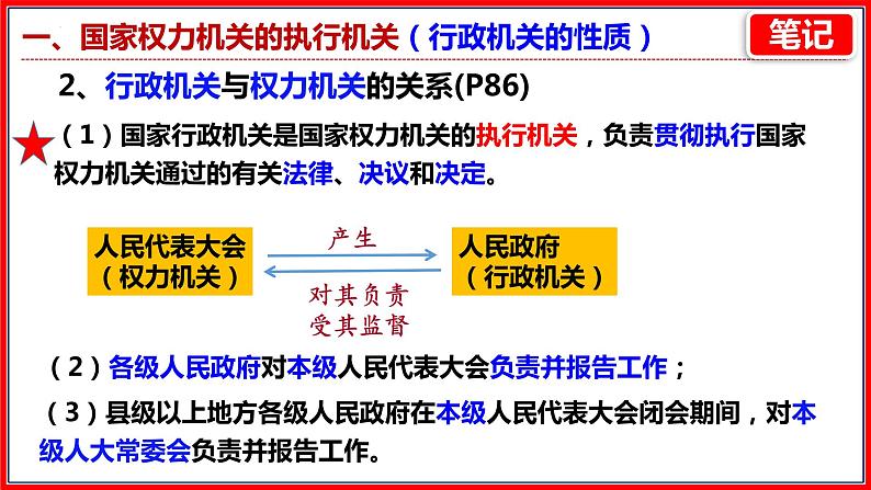 2022-2023学年部编版八年级道德与法治下册6.3 国家行政机关 课件05