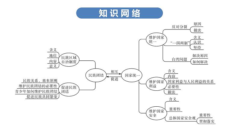 中考道德与法治总复习第三节　民族团结　国家统一课件第6页