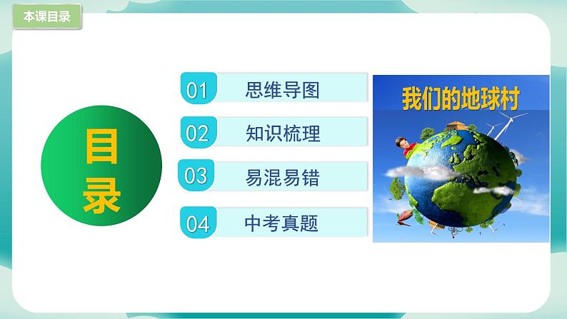 第一单元 我们共同的世界（知识梳理）——2022-2023学年部编版道德与法治九年级下册单元综合复习02