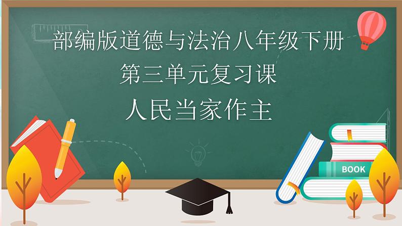 第三单元 人民当家作主 （知识梳理）——2022-2023学年部编版道德与法治八年级下册单元综合复习01