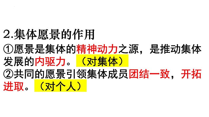 2023年部编版道德与法治七年级下册  8.1 憧憬美好集体 课件第6页