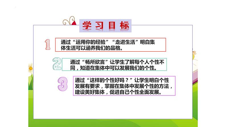 2023年部编版道德与法治七年级下册 6.2 集体生活成就我 课件2第2页